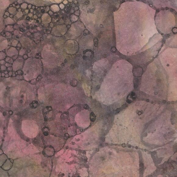 Original Abstract Painting "Ocean Floorbed" 5 x 7 inch  painting muted tones - Picture 4 of 5